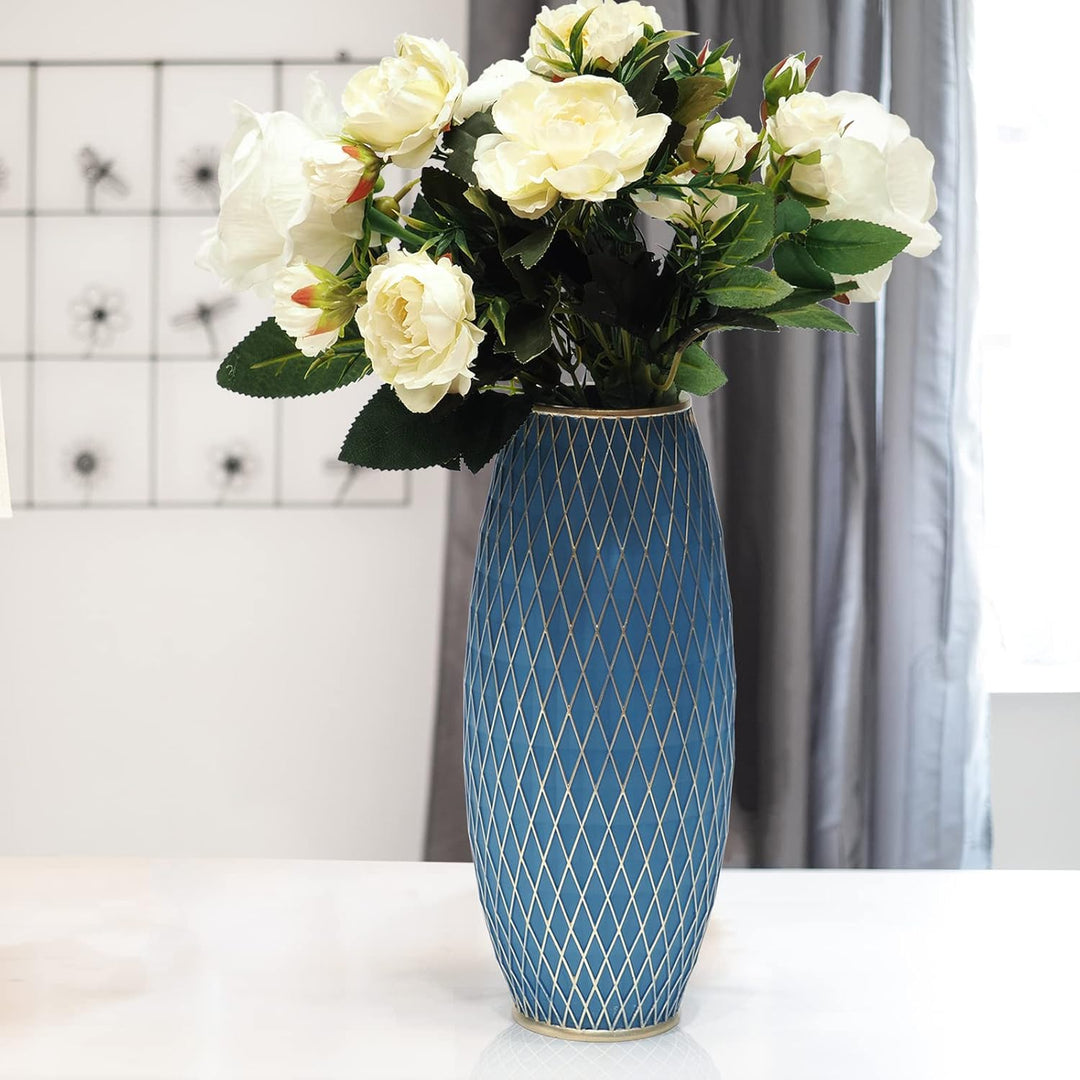 Suanti Blumenvase, 27,9 cm hohe Vase mit minimalistischem Design und einzigartigen Formen, Bodenvase
