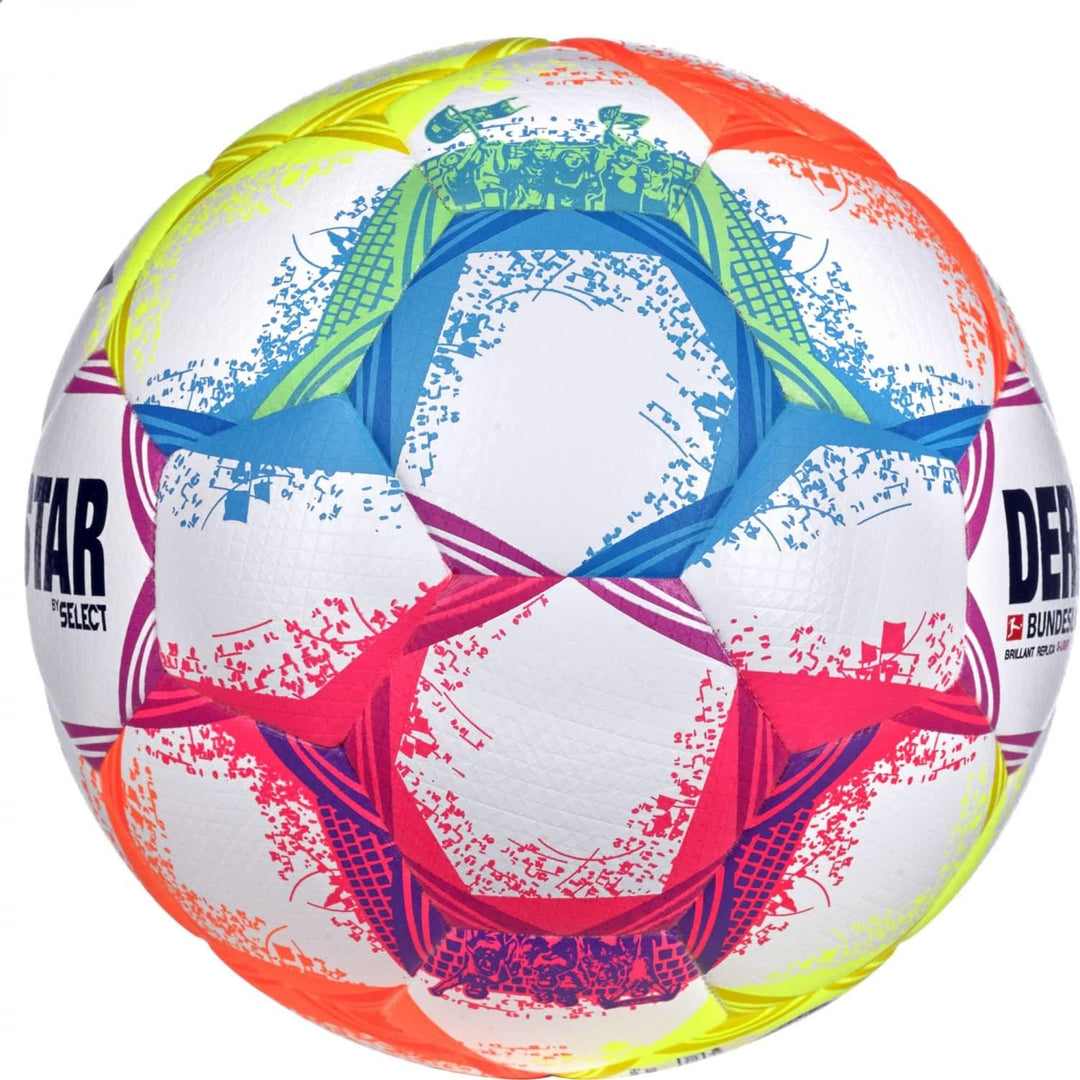 Derbystar Unisex – Erwachsene Brillant Ball 3 Single Multicolor, 3 Single Multicolor