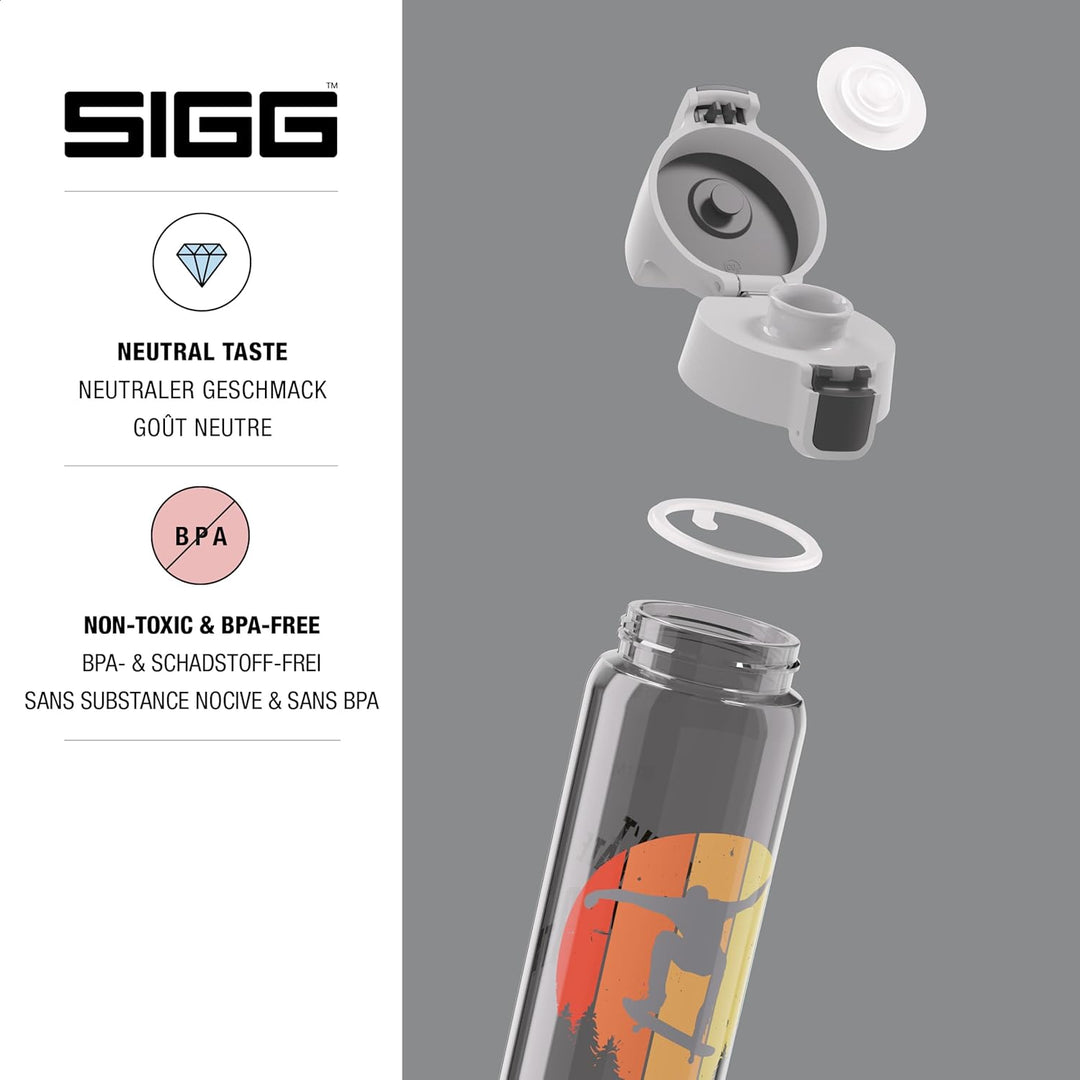 Sigg - Tritan Trinkflasche - Total Color ONE - Für Kohlensäurehaltige Getränke Geeignet - Spülmaschi