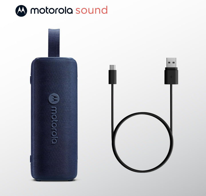Motorola Sound – ROKR 600 kabelloser Bluetooth-Lautsprecher – kraftvoller 30-W-Sound, Wasser- und st