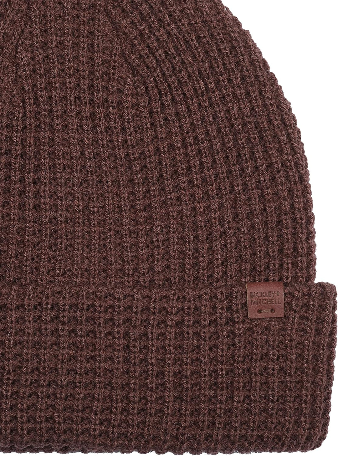 BICKLEY + MITCHELL Women's Waffle Structured Basic Womens 2015-01-11-74 Beanie Hat, Spice RED, One S