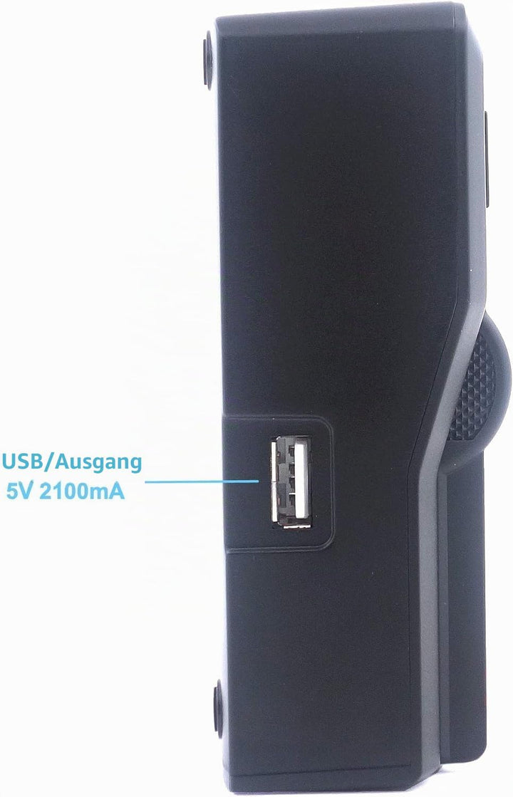 Baxxtar Pro - LCD DUAL Ladegerät - kompatibel mit Akku Sony BP-U30 BP-U35 BP-U60 BP-U65 BP-U70 BP-U9