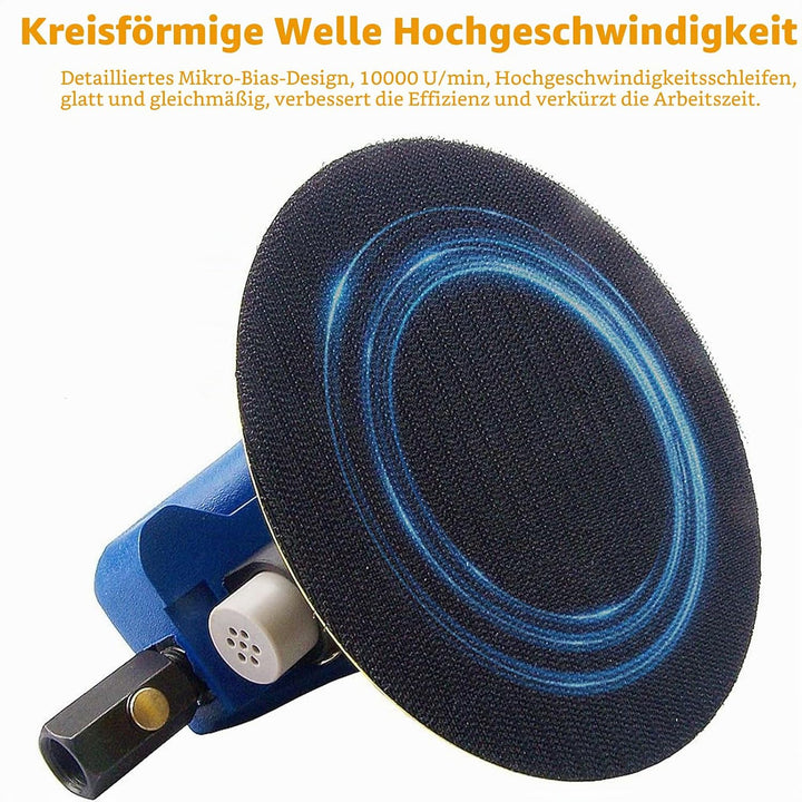 Druckluft Schleifer 5", AT-980 Exzenterschleifer Schleifmaschine, Pneumatische Exzenter Poliermaschi