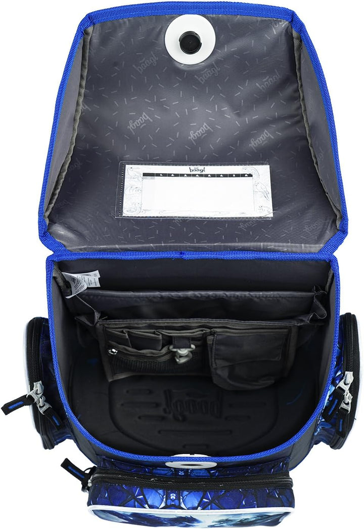 Baagl Schulranzen Jungen für 1. Klasse, Ergo Schultasche Grundschule, Leichter Kinder Ranzen Tornist