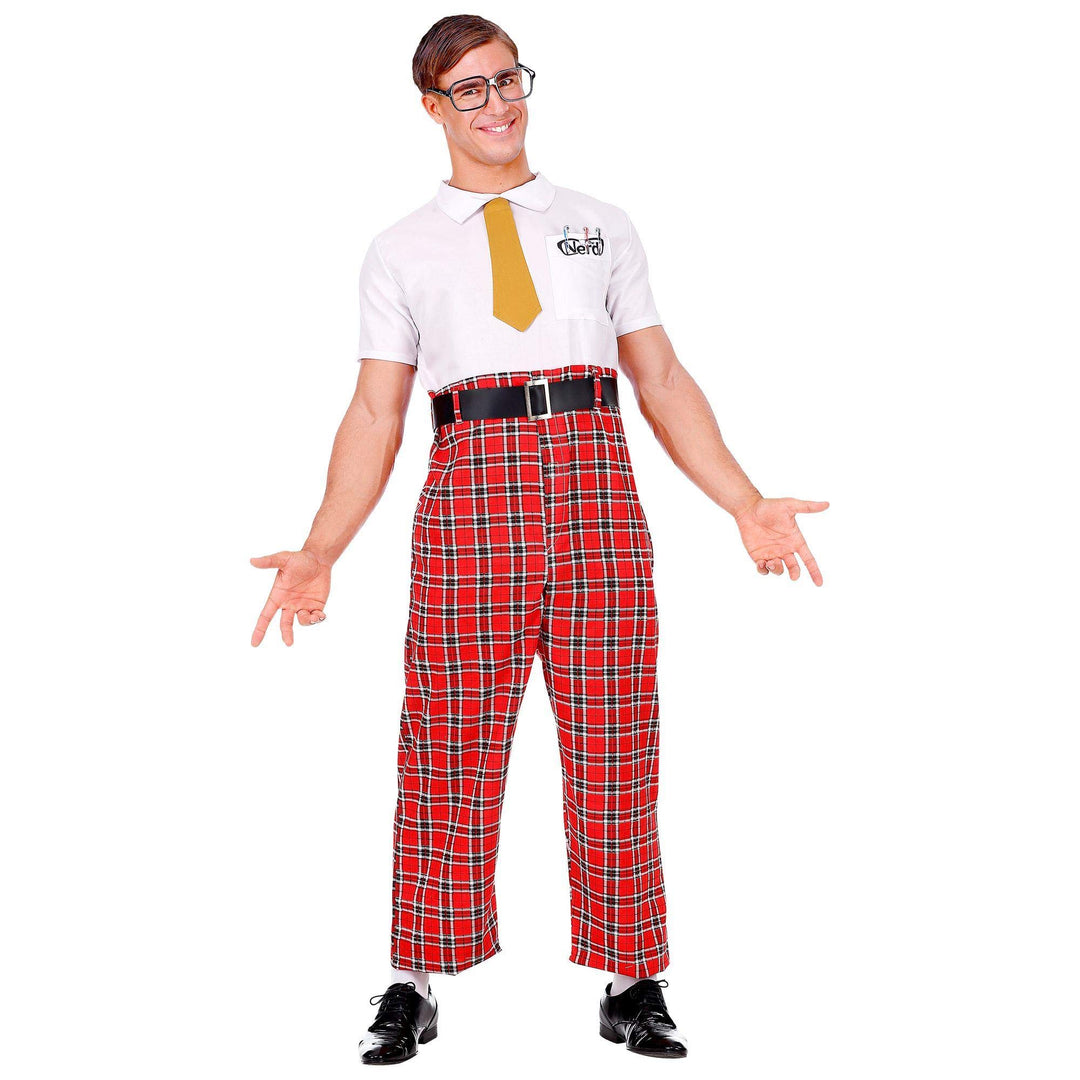 WIDMANN 07880 COSTUME SECCHIONE NERD XXL UOMO #078E, XXL