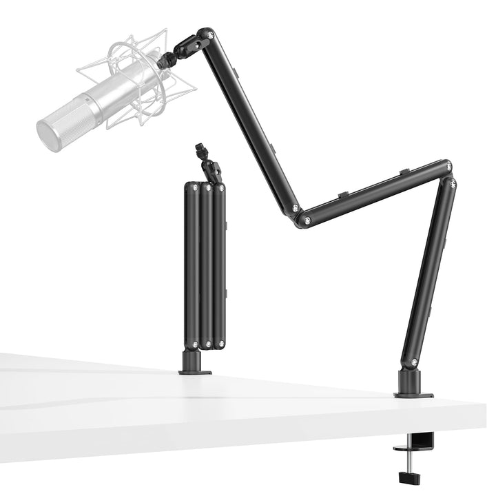 Mikrofon Arm, Microphone Boom Arm Auf/Ab voll verstellbar Mikrofonarm Ständer Halterung mit hoher Ko