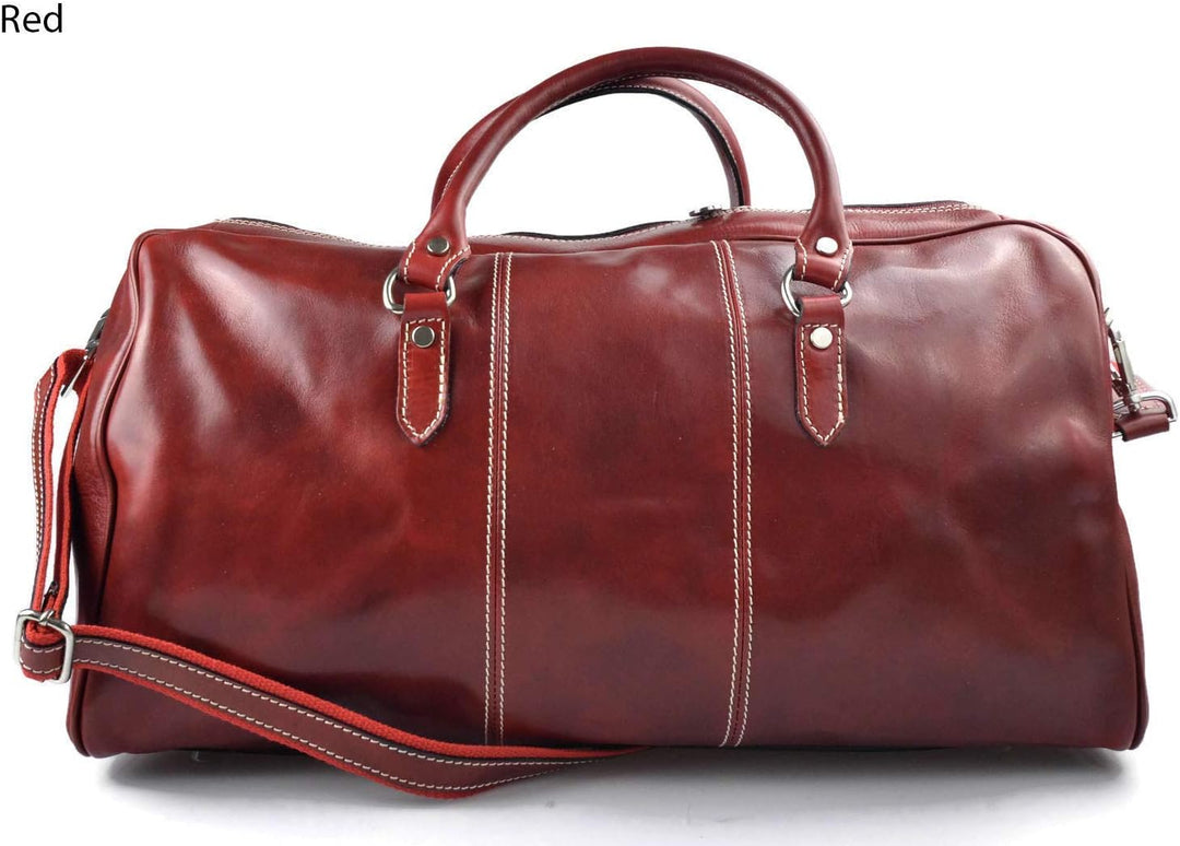 Leder reisetasche manner damen mit griffen schultertasche leder made in Italy weekend tasche reise t