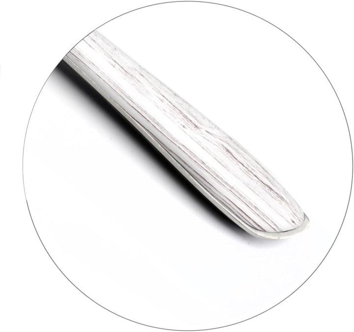 Amefa ECLAT Besteck Set | NATURE Weiss Holz | Essbesteck 24-teilig für 6 Personen | Edelstahl rostfr
