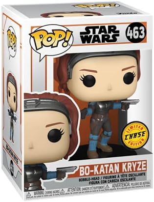 POP Star Wars: The Mandalorian - Bo-Katan Kryze Limited Edition Chase Funko Pop Vinyl Figure (Bundle