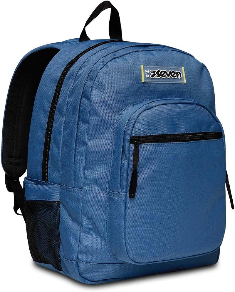 Seven Unisex Kinder Zaino Freethink FREETHINK Rucksack (3er Pack) 33 x 44 x 20 cm Riverside, 33 x 44