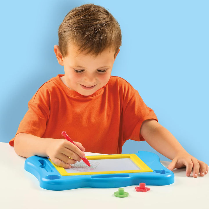 SES Creative - My First-Zaubertafel 4 Farben - Maltafel - Montessori Spielzeug - Magnetische Zaubert