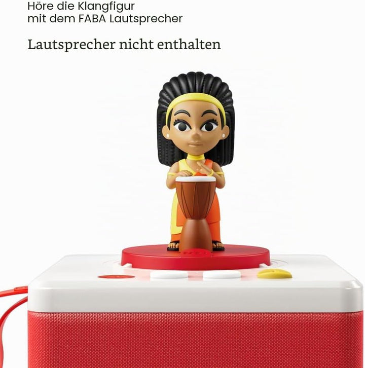 FABA Klangfigur – Afrika in Musik – Musik, Lieder und Klänge – Spielzeug, Lerninhalt, italienische V