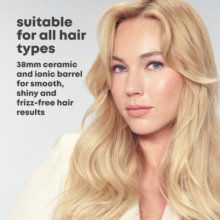 REVAMP Volume & Shape Keramik Hot Brush Styler - 38 mm runde beheizte Rundbürste, Ionen mit Progloss