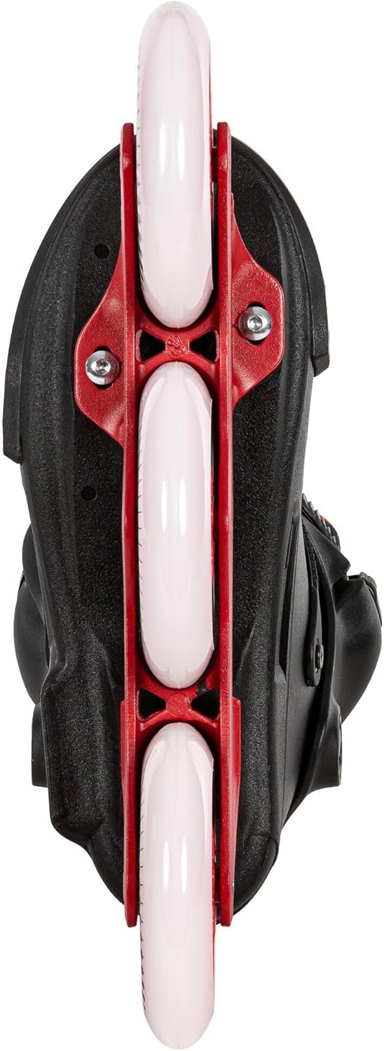 Powerslide Inline Skate Next Black Red 110, für Urban und Fitness, für Damen und Herren 38-39, 38-39