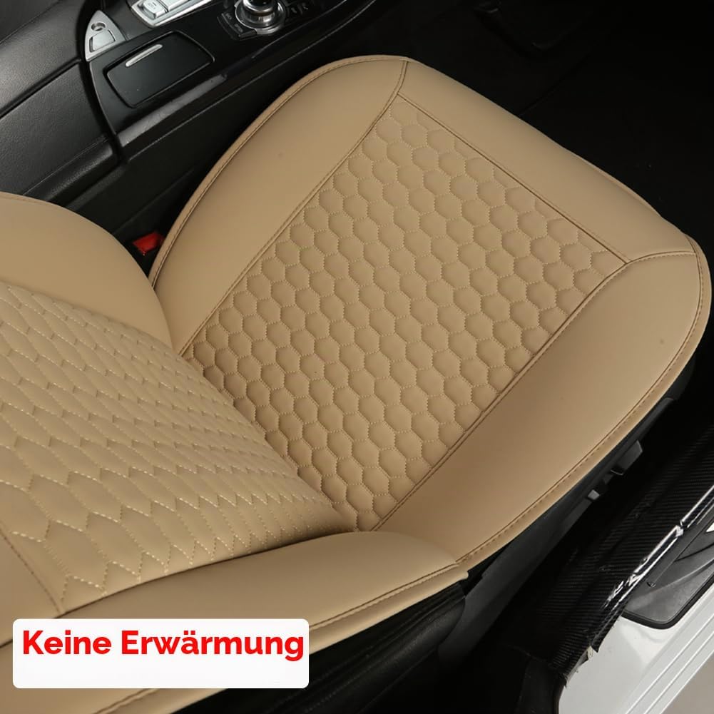 Black Panther Sitzauflage Auto, PU-Leder Autositzbezüge Vordersitze, mit Kopfstützenabdeckung, Fit 9