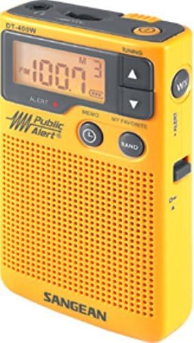 Sangean Digitales Taschenradio mit Wetteralarm DT-400W, DT-400W