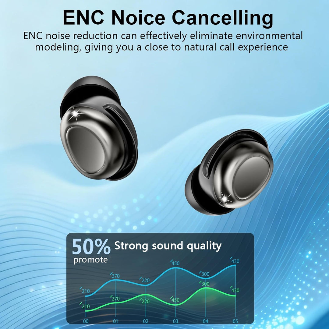Schlafkopfhörer Bluetooth 5.4 Kopfhörer, 2026 Neue in Ear Mini Kopfhörer Kabellos mit 35 Stunden Akk