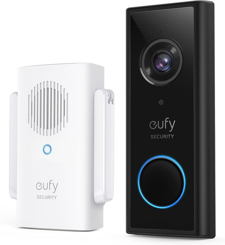 eufy Security Video Doorbell 2K HD Kabellose Sicherheitskamera mit Türklingel & Türglocke, Akkubetri