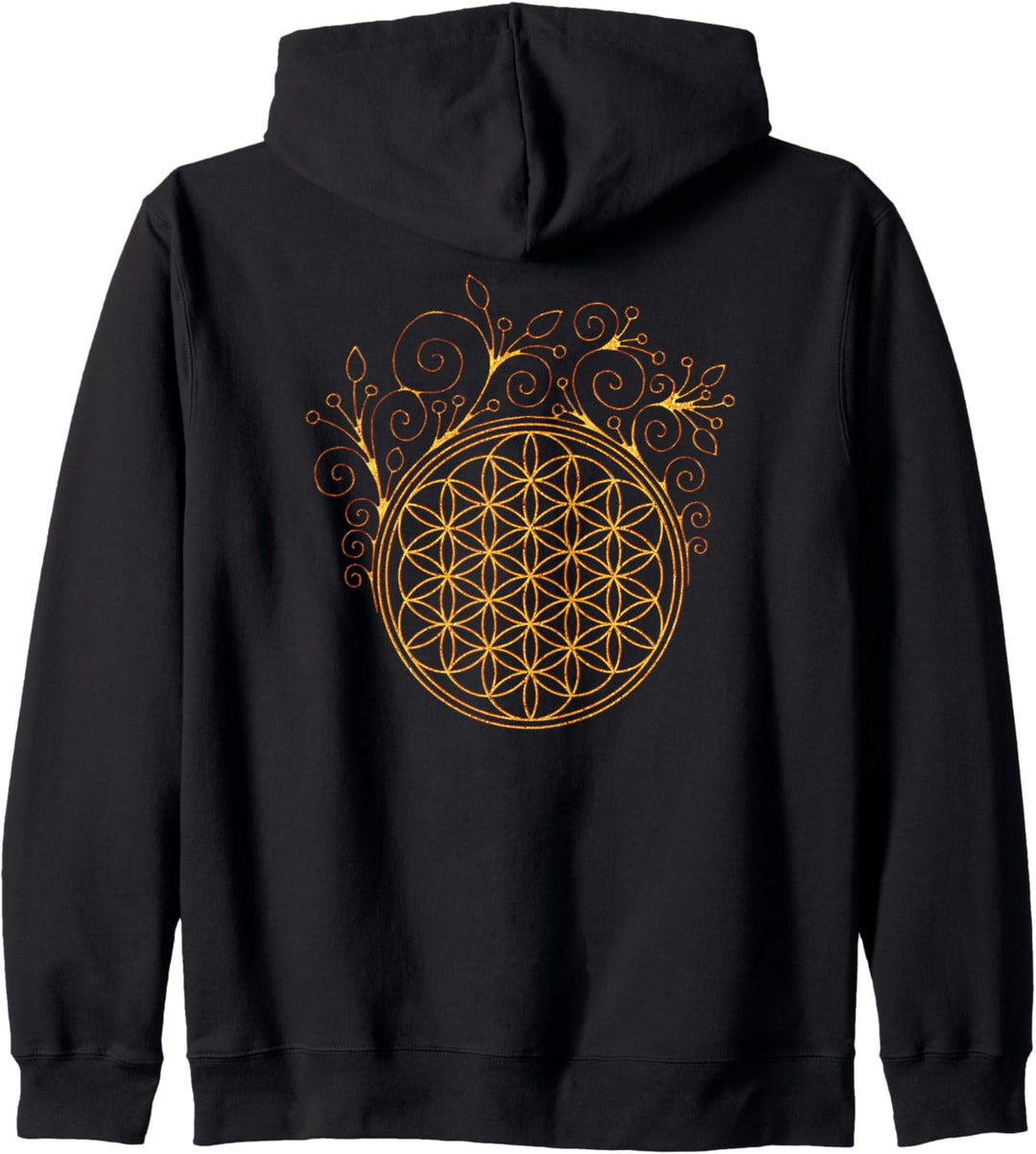 Blume des Lebens – Spirale Ornamente 1 – Fanspass Kapuzenjacke
