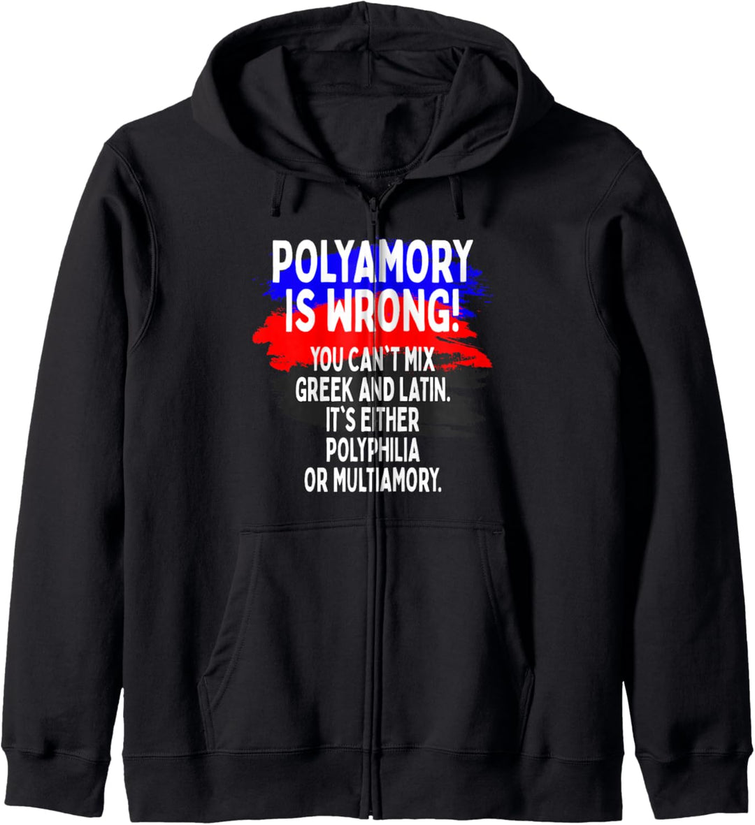 Polyamory Is Wrong Polyamorös Spruch Pride Liebe Polyamorie Kapuzenjacke