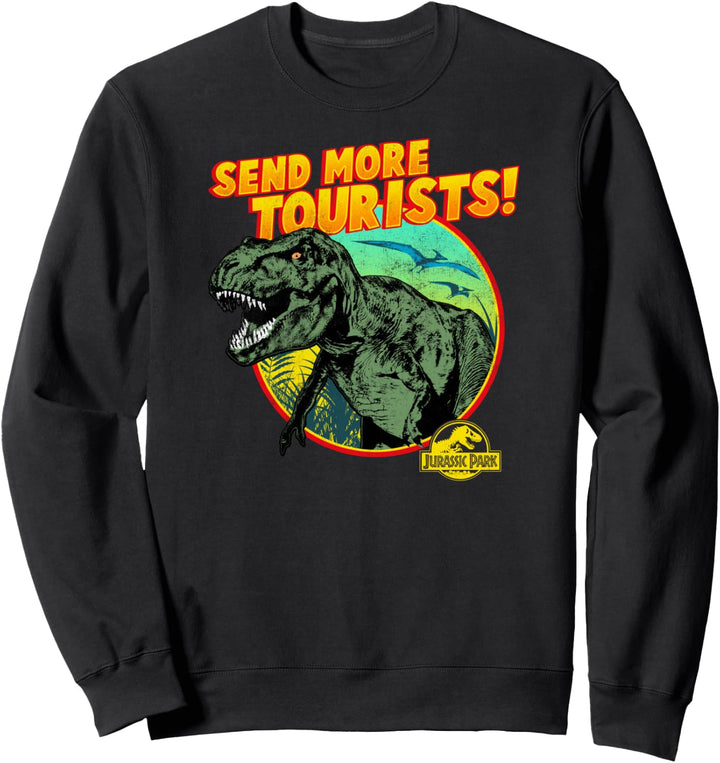 Jurassic Park T-Rex Send More Tourists Sweatshirt