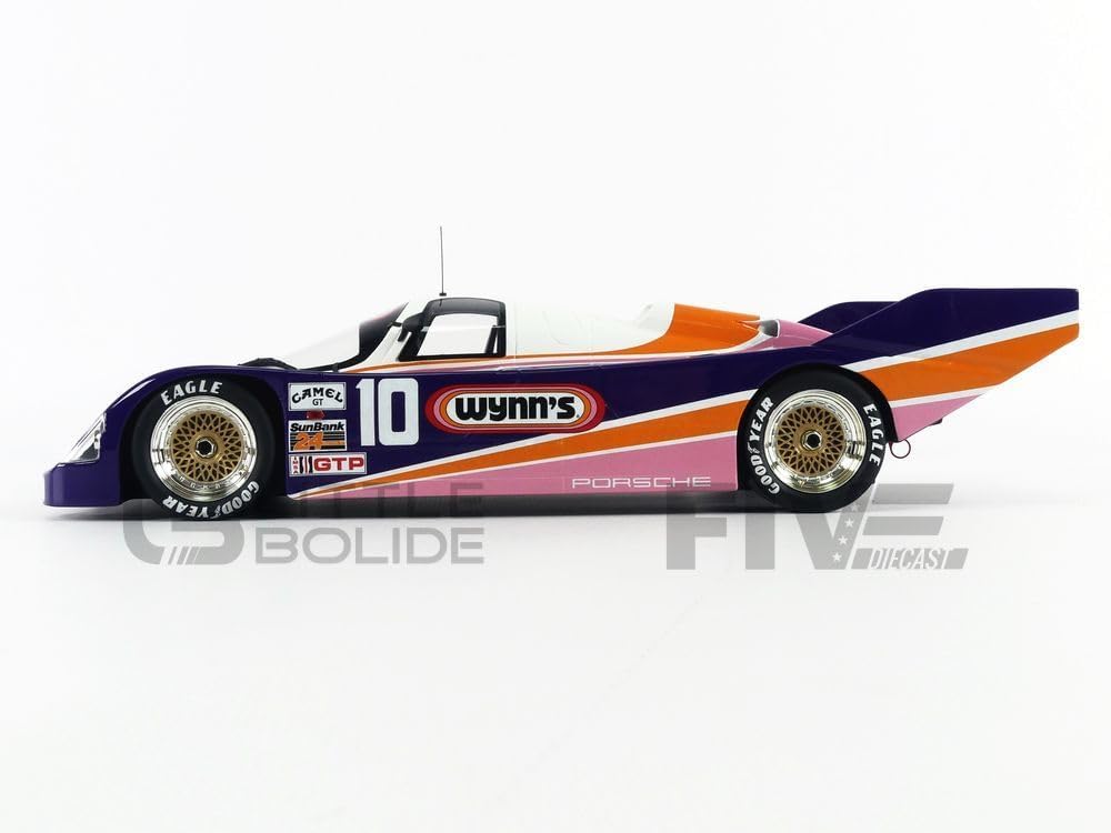 TOP SPEED TS0333 Miniaturauto aus der Kollektion, Violett/Weiss/Orange