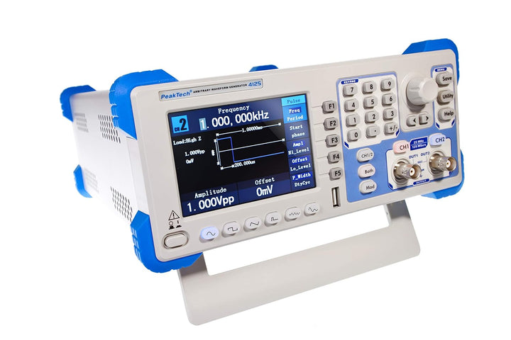 PeakTech 4125 - 1µHz - 25MHz Arbitrary Waveform Generator, 2-Kanal Arbiträrgenerator, 200 MHz Freque