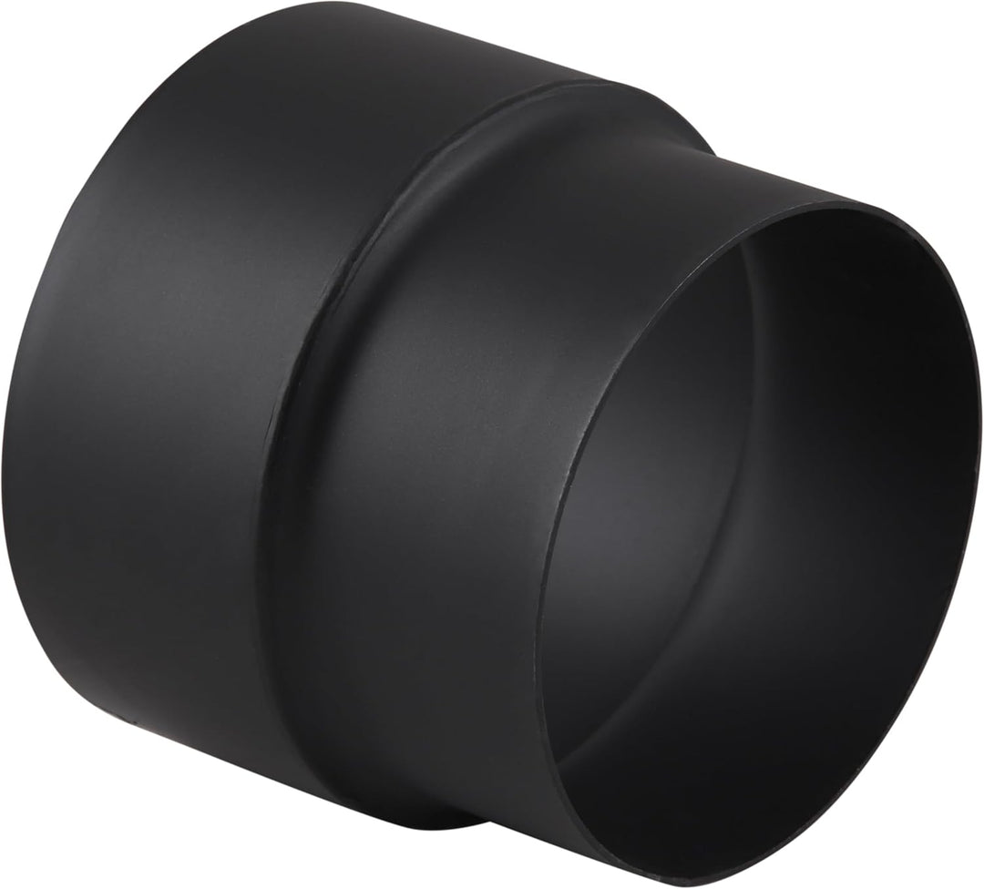 Ofenrohr Kaminrohr Bogen Abgasrohr Rauchrohr Rosette Wandfutter Ø DN 150 mm 2 mm Stahlrohr schwarz (