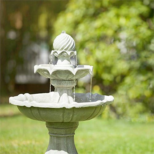 blumfeldt Vogelsbrunn - Gartenbrunnen , Springbrunnen , Zierbrunnen , Vogeltränke , Beton-Optik , 3