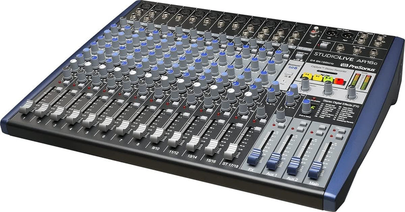 PreSonus StudioLive AR16c, 18-Kanal, Hybrid Digital/Analog Performance Mischpult/USB-C-kompatibles A