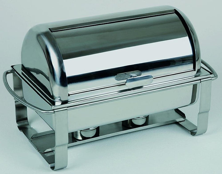 APS Rolltop-Chafing Dish, B x T x H: 63,5 x 35 x 40 cm Speisenbehälter mit Rolltop-Deckel und Wasser