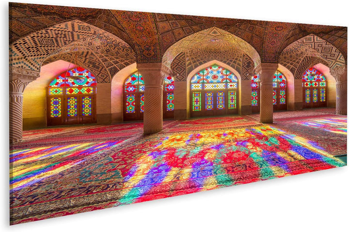 islandburner Bild auf Leinwand Nasir Al Mulk Moschee Shiraz Iran Bilder Wandbilder Poster Leinwand 1