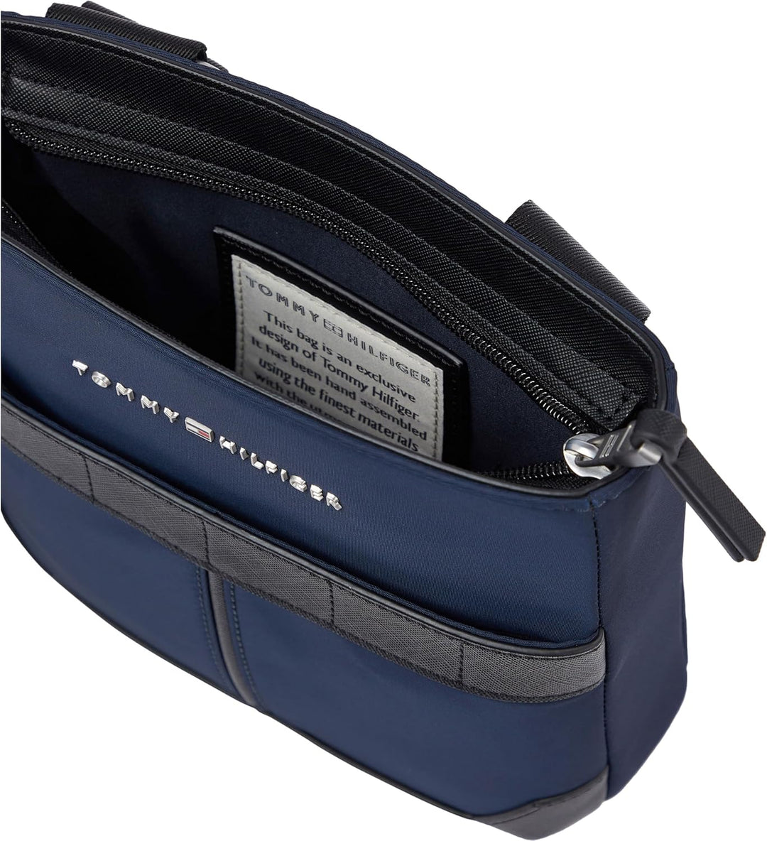Tommy Hilfiger Herren Hochgezogenes Mini-Crossover aus Nylon Crossovers Space Blue, Space Blue