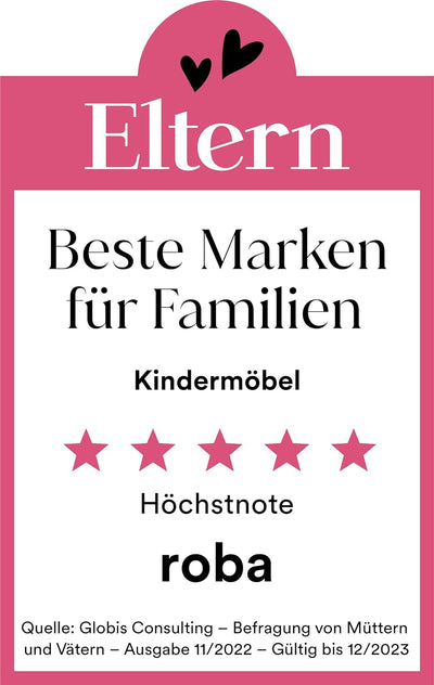roba Bettschutzgitter Klipp-Klapp 150 cm - Rausfallschutz klappbar für Babys & Kinder - Schutzgitter