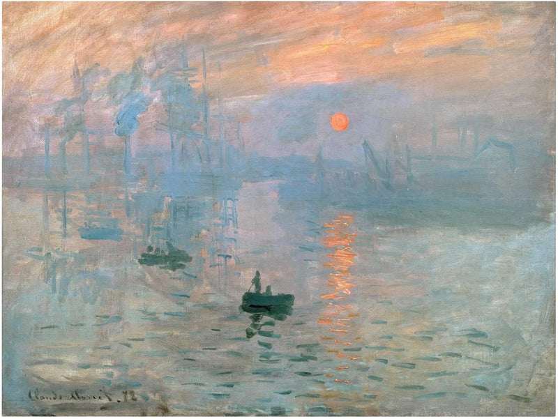 Bilderwelten Leinwandbild div. Künstler Claude Monet Impression (Sonnenaufgang) 120 x 160cm 120cm x