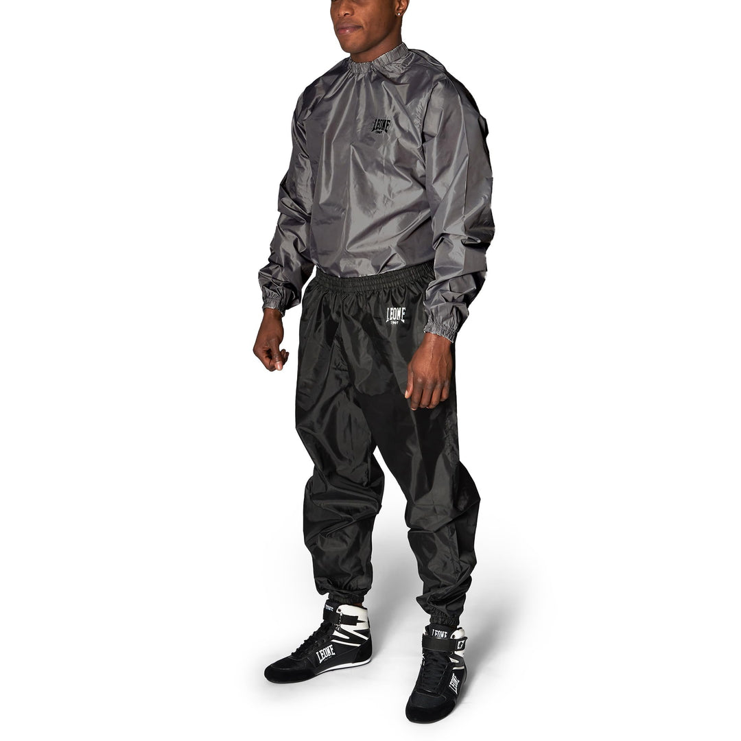 LEONE 1947 Trainingsanzug Sauna schwarz L-XL Schwarz