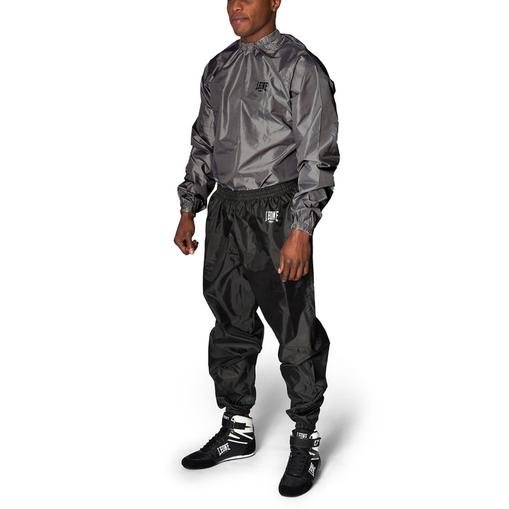 LEONE 1947 Trainingsanzug Sauna schwarz L-XL Schwarz