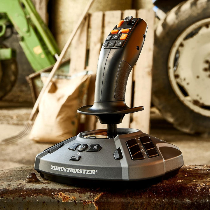 Thrustmaster SimTask FarmStick – Präziser und Multifunktionaler Joystick für Farming-Simulatoren, Fa
