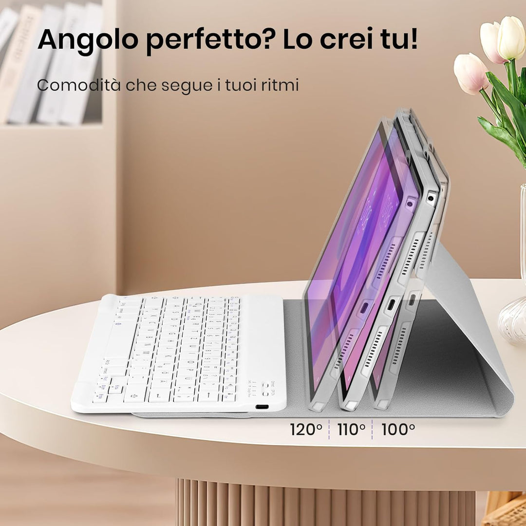 Hülle mit Tastatur für Lenovo Idea Tab 11" 2025 TB-336FU/TB-336ZU, Tastaturs Hülle für Lenovo Idea 1