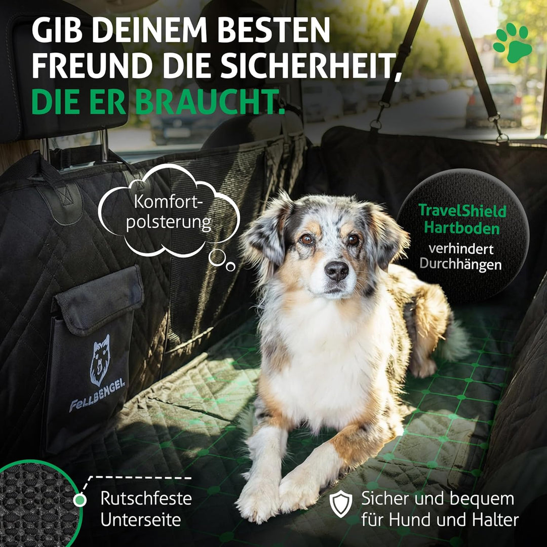 Hundedecke Auto Rückbank [Hartboden Erweiterung] Auto Hundedecke Rücksitz, Hundematte Rückbank, Rück