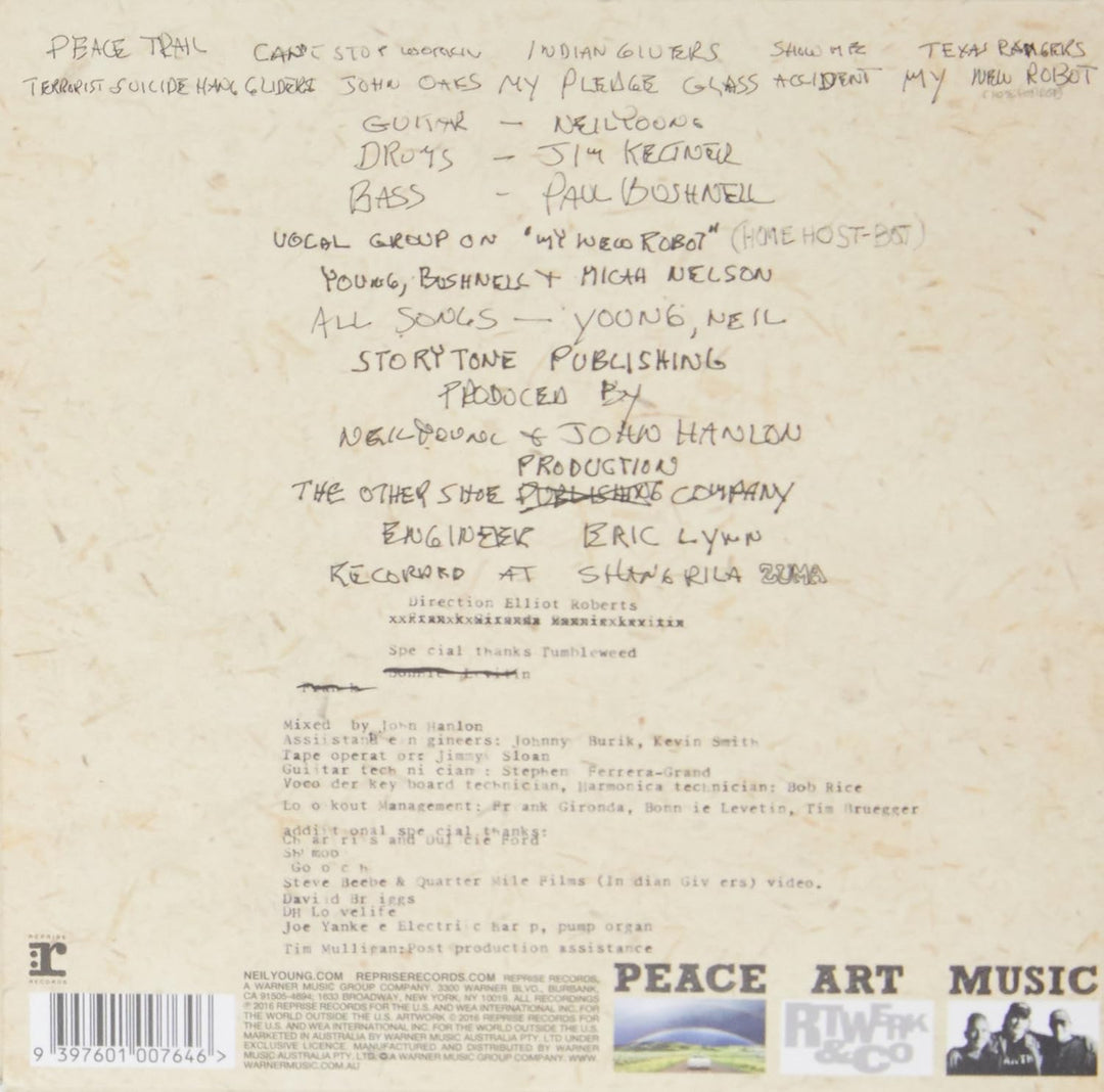 Young, Neil - Peace Trail, Audio-CD