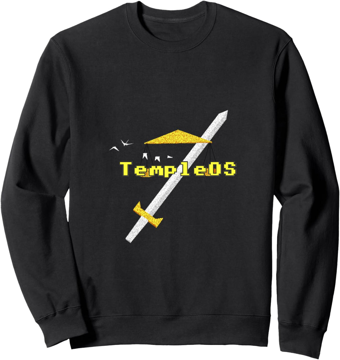 TempleOS Start-Up-Logo Erstellt von Terry A.Davis Sweatshirt