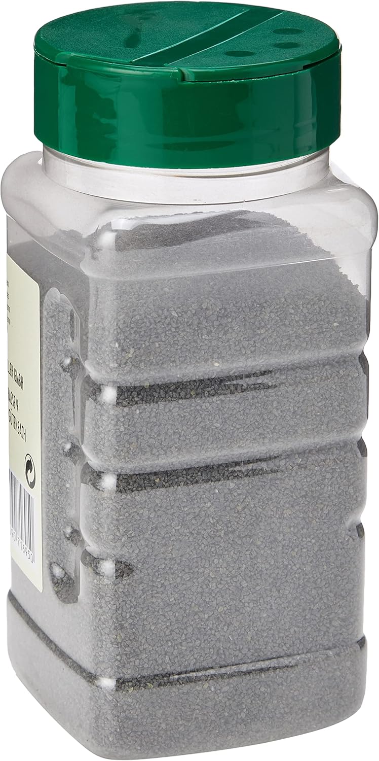 FALLER 171695 - Premium-Gleisschotter, 500 ml, dunkelgrau (für C-Gleis)