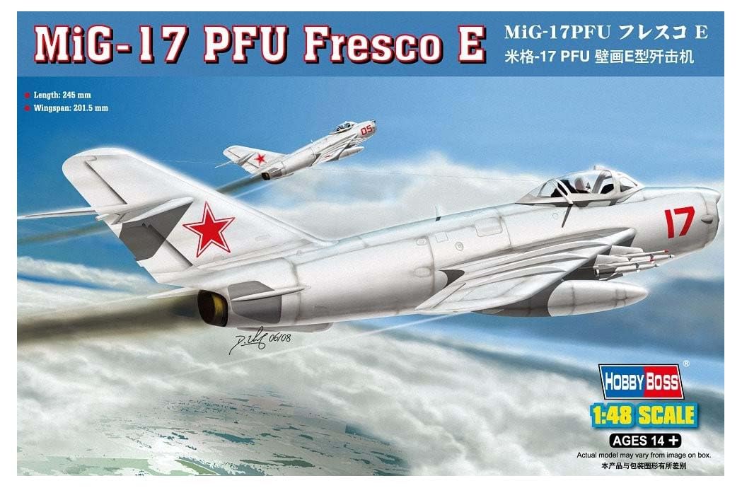Hobby Boss 80337 Modellbausatz MiG-17 PFU Fresco E