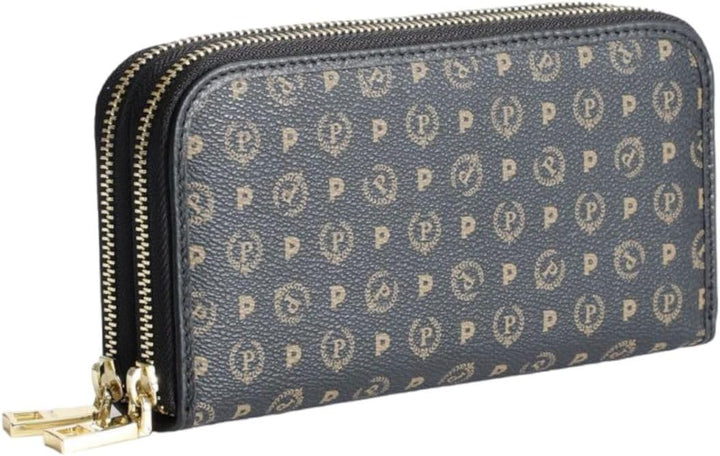 Pollini TE9002PP02 Geldbörse Frau Schwarz TU Nero/Nero, Nero/Nero
