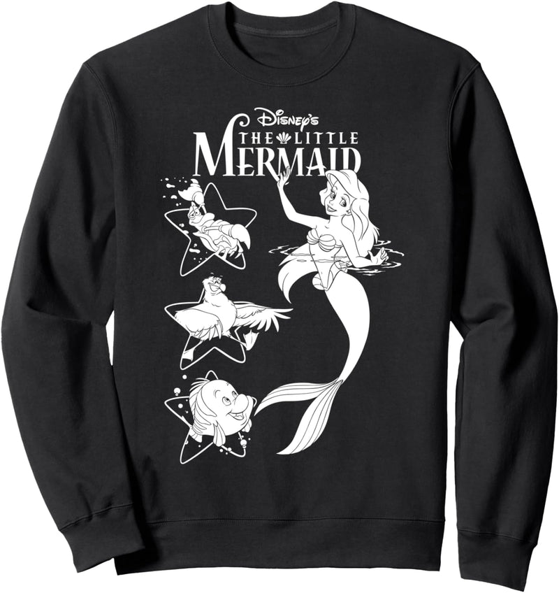 Disney The Little Mermaid Ariel And Friends Portrait Sweatshirt