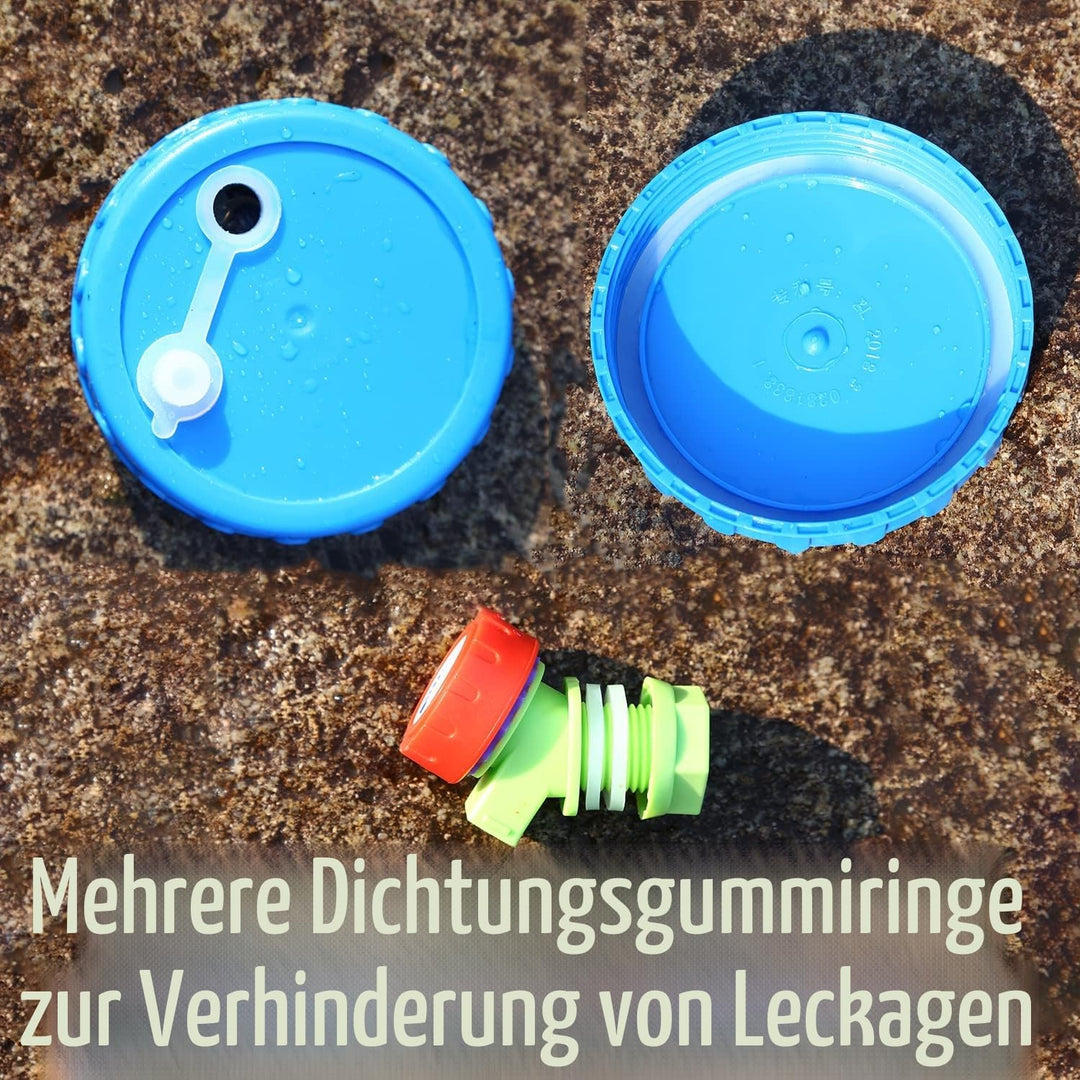 Sparkstarses Wasserbehälter mit Hahn, 5-22L Kunststoff Wasserkanister, Camping Wasserkanister, Wasse