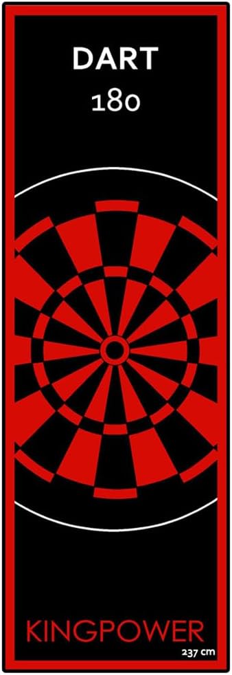 Kingpower Dart Teppich Matte Rot Steeldart Dartpfeile Dartboard Zubehör Dartteppich Target Oche Dart