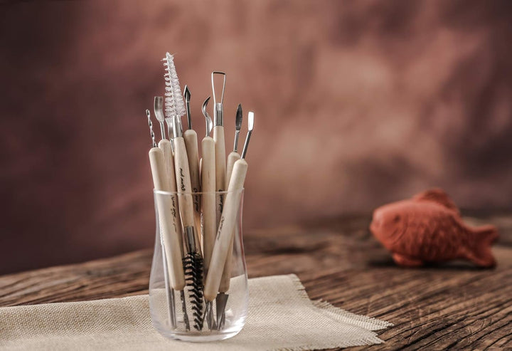 Mont Marte Modellierwerkzeug Set – 11 Sculpting Werkzeuge in verschiedenen Grössen und Formen – Idea
