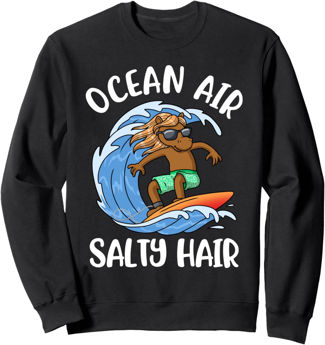 Ocean Air Salty Hair Strand Sweatshirt